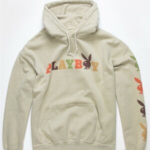 PLAYBOY Retro Lockup Mens Hoodie